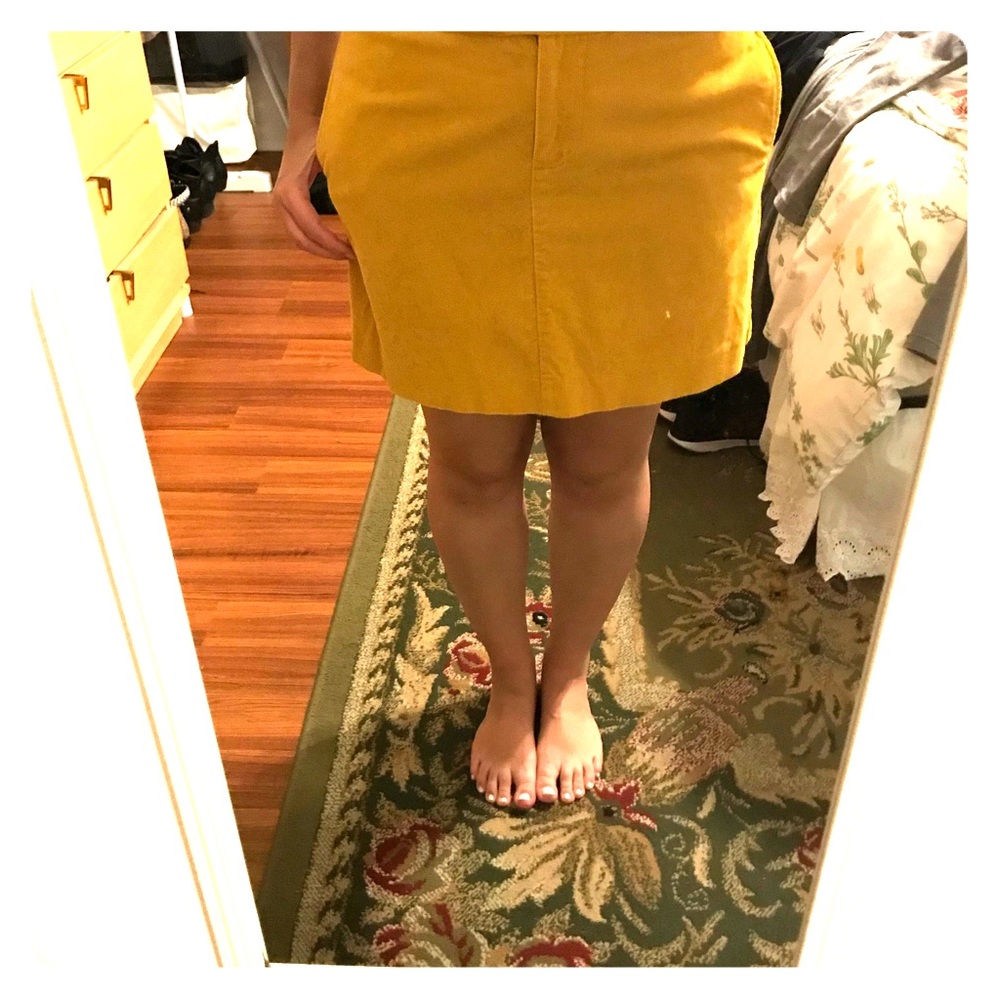 corduroy mini skirt
